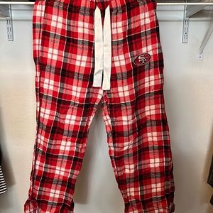 NFL apparel size medium good condition sf 49ers pajama pant